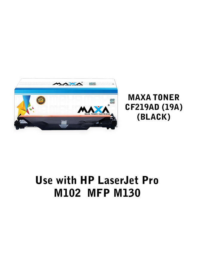 MAXA TONER - Replacement Toner Cartridge CF219A Black - Image 1