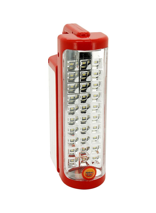 SONASHI - Rechargeable Emergency Lantern  Bright LED Light with 2 Modes  Extended Battery Life with 40 Hours Working Time  Solar Charge and Power Bank Function  For Hiking and Camping SEL-702 White/Red - Image 1