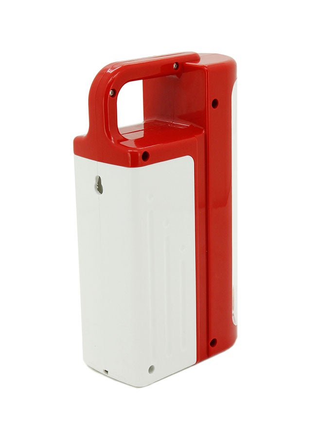 SONASHI - Rechargeable Emergency Lantern  Bright LED Light with 2 Modes  Extended Battery Life with 40 Hours Working Time  Solar Charge and Power Bank Function  For Hiking and Camping SEL-702 White/Red - Image 1