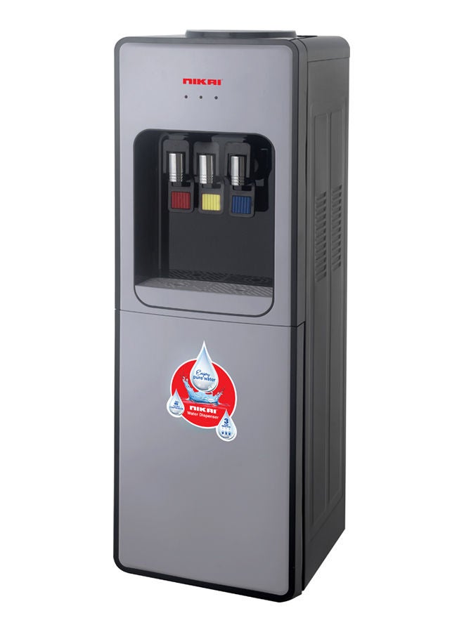 نيكاي موزع المياة المزود بـ 3 حنفيات وخزانة للتبريد NWD999C أسود - رمادي - Image 1