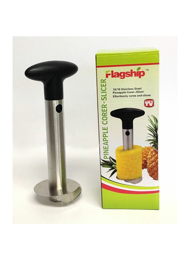 Easy Fruit Stainless Steel Pineapple Corer Slicer Silver/Black 25 X 11 X 9cm - v1615899008/N40812524A_1