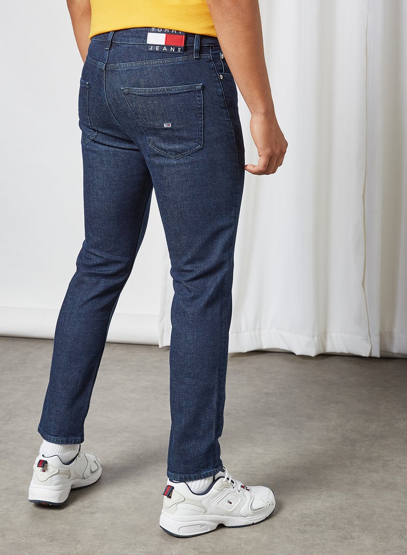 تومي جينز بنطال جينز بقصة مستقيمة أوسلو دارك بلو كوم - Image 2