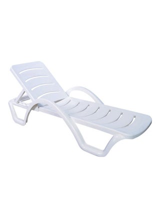 Spanish Chaise Lounge White