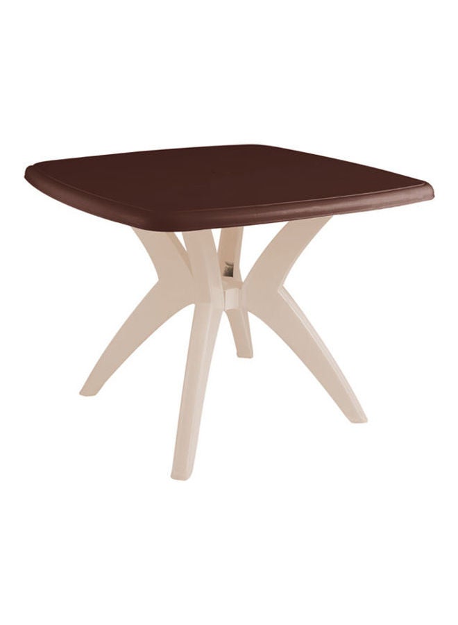 طاولة مربعة الشكل ديانا بني × بيج 95x95سم