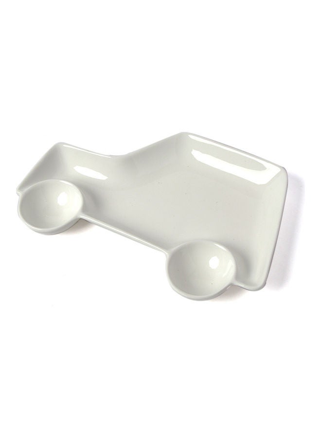 Squalo Elegant Serving Plate White 21.5cm - Image 1