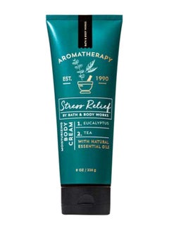 Aromatherapy Stress Relief Eucalyptus Tea Moisturizing Body Cream 226grams