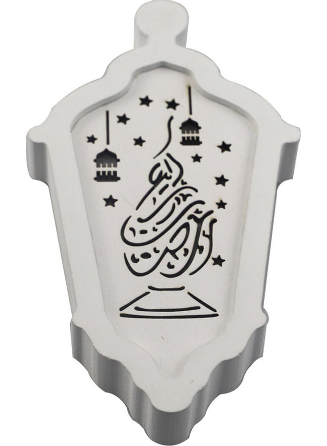 فانوس رمضان مع مصباح LED أبيض - Image 1