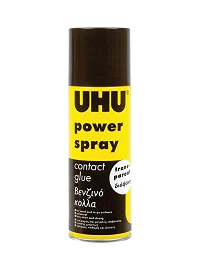 UHU - Power Spray Contact Glue Yellow/Black - Image 1