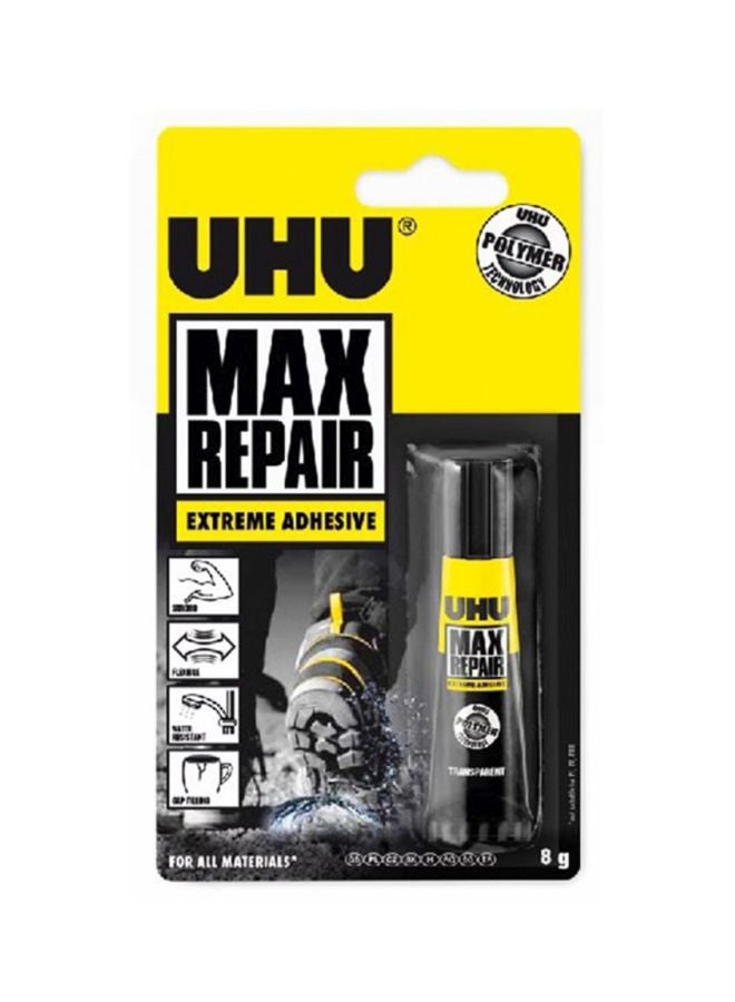 UHU Max Repair Universal Xtreme Glue, 8 g Yellow/Black  - Image 2