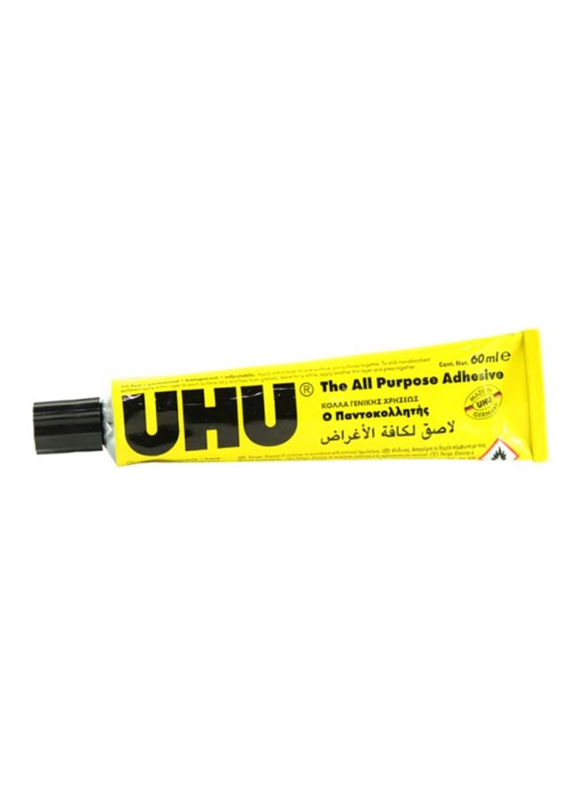UHU - All Purpose Adhesive Liquid Glue Yellow/Black - Image 1