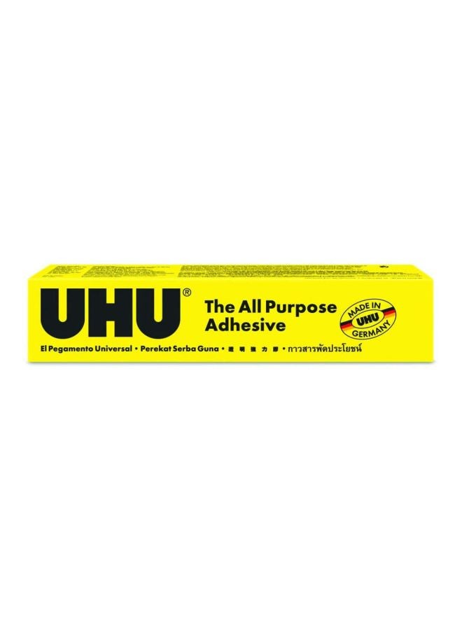 UHU - All Purpose Adhesive Liquid Glue Yellow/Black - Image 1