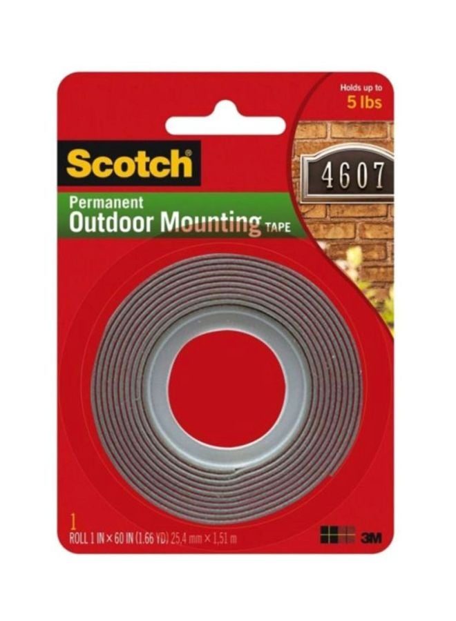 Scotch  4-Piece Scotch Exterior Mounting Tape Red  - Image 5