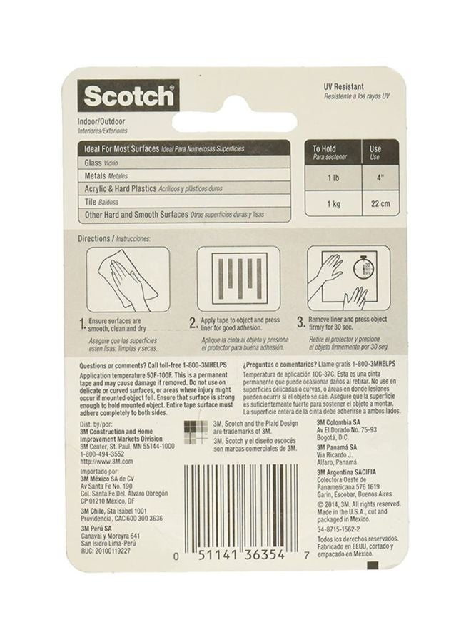 Scotch  Scotch Mounting Tape 1 x 60 inch Clear  - Image 2