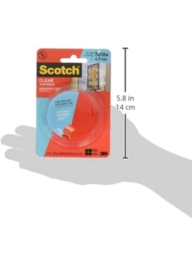 Scotch  Scotch Mounting Tape 1 x 60 inch Clear  - Image 3
