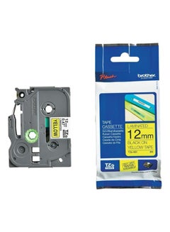 P-Touch Label Tape 12 mm x 8 m Black/Yellow
