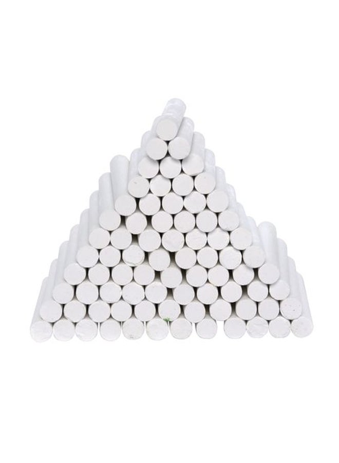 FIS 100-Piece Dustless Chalk White  - Image 1