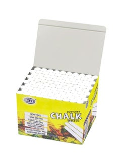 FIS 100-Piece Dustless Chalk White  - Image 4