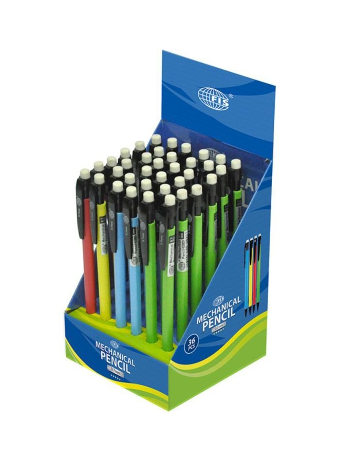 36-Piece Mechanical Pencil Set Yellow/Green/Red - v1615914348/N18612966A_1