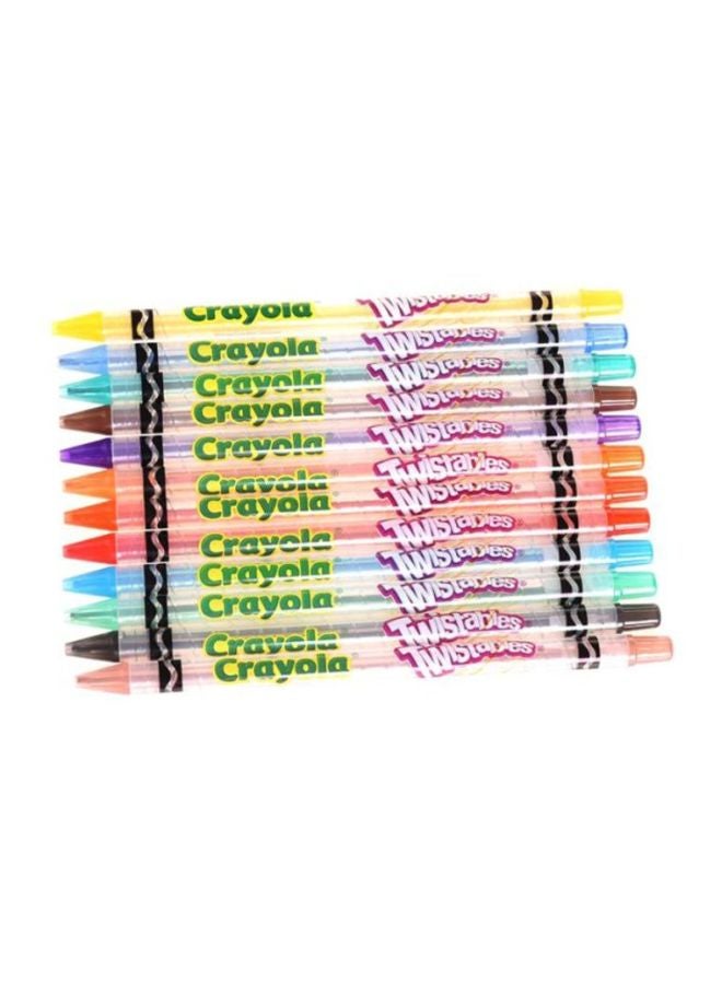 Crayola 12-Piece Twistables Colored Pencils 68-7408 Pink/Yellow/Green - Image 4
