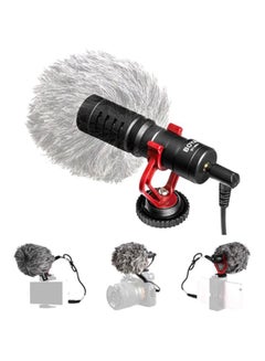 BOYA BY-MM1 Cardioid Microphone BY-MM1 Black/Red/Grey  - Image 2