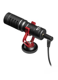 BOYA BY-MM1 Cardioid Condenser Microphone BY-MM1 Black/Red  - Image 1