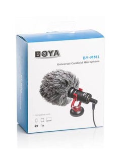 BOYA BY-MM1 Cardioid Condenser Microphone BY-MM1 Black/Red  - Image 5