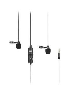 BY-M1DM Dual Lavalier microphone BY-M1DM Black - v1615914495/N20942552A_1