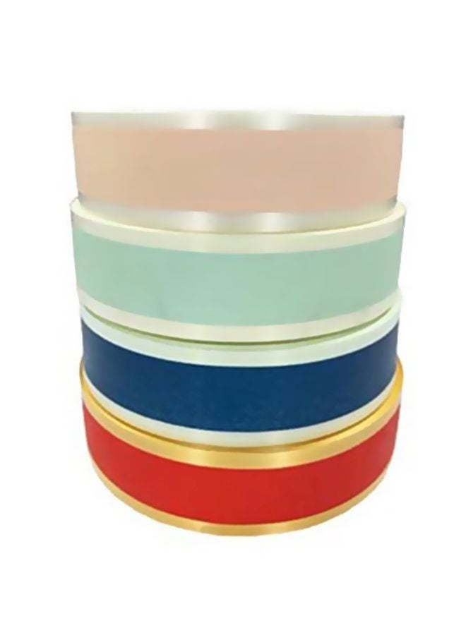 GRACO - Pack Of 4 Imprime Gift Wrap Ribbons Multicolour - Image 1