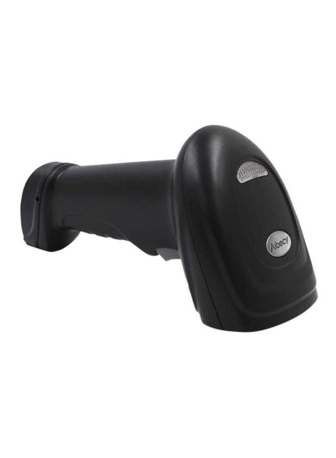 Handheld 2.4G Wireless USB Wired 1D Barcode Scanner Black/Grey