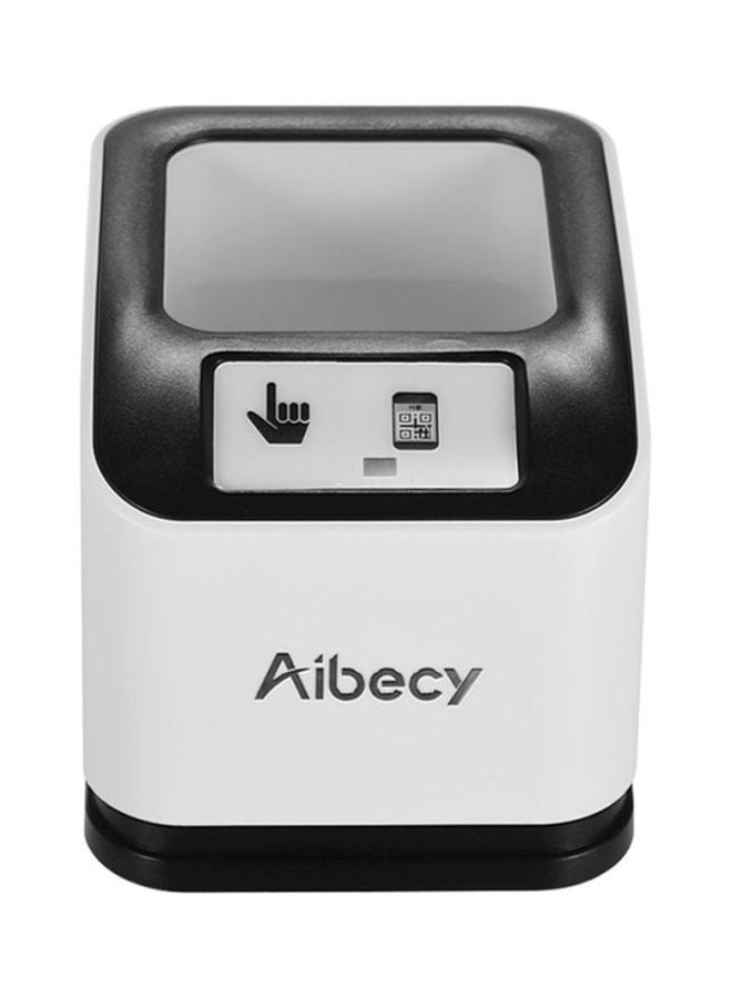 Aibecy 1D/2D/QR Bar Code Scanner White/Black  - Image 1