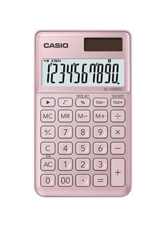 Portable Basic Calculator SL-1000SC-PK-N-DP Pink