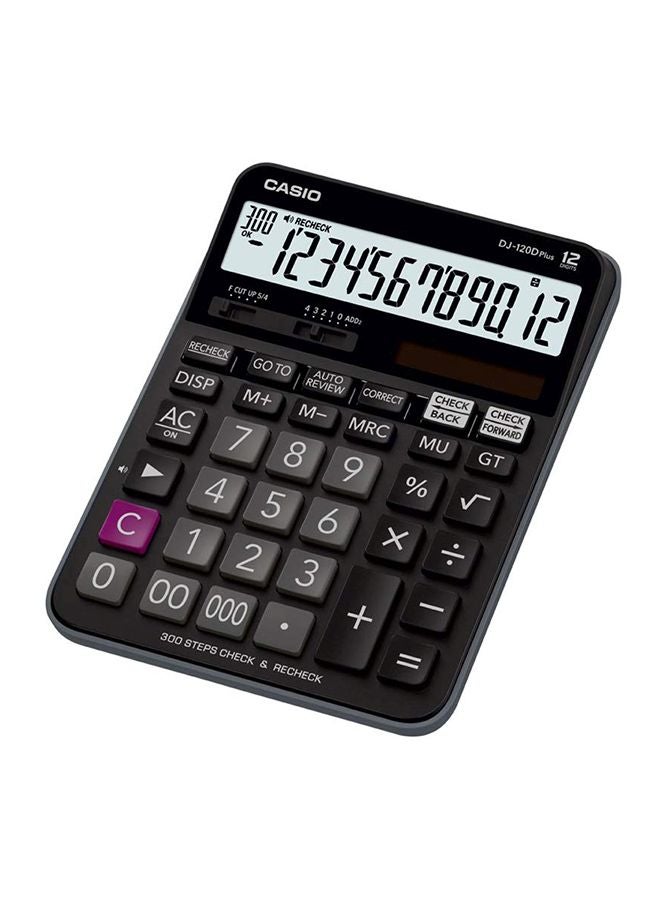 CASIO 12-Digit 300 Steps Basic Calculator Black - Image 1