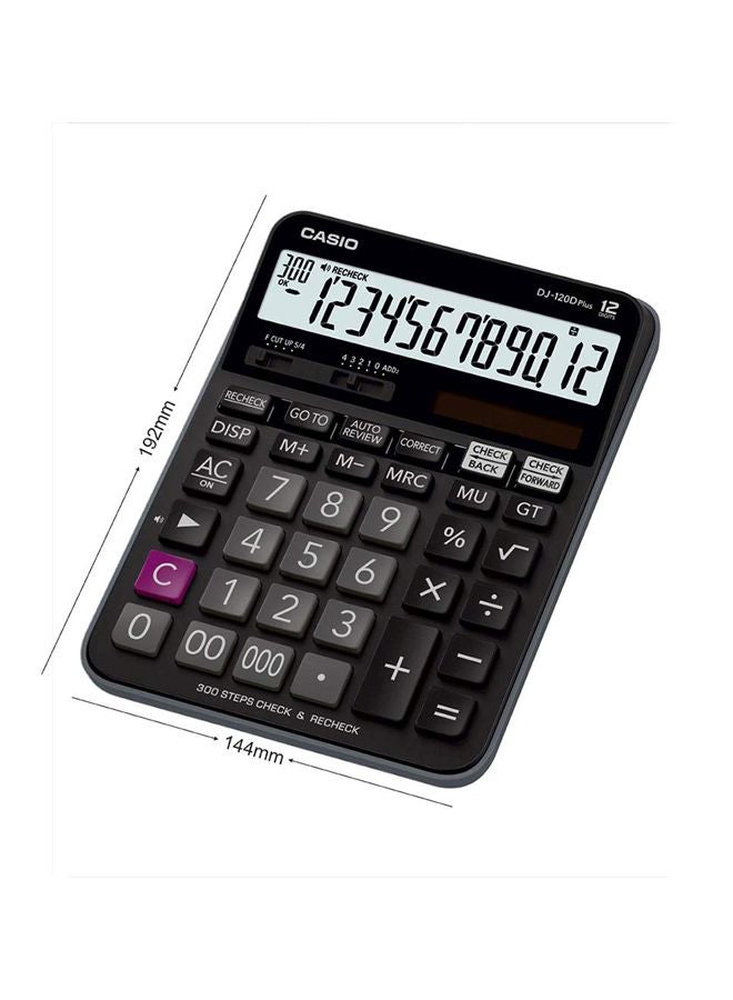 CASIO 12-Digit 300 Steps Basic Calculator Black - Image 3
