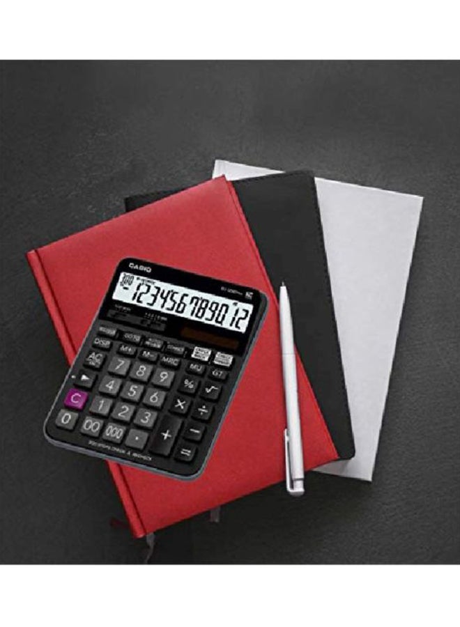 CASIO - DJ-120D Business Calculator Black/Grey/White - Image 1