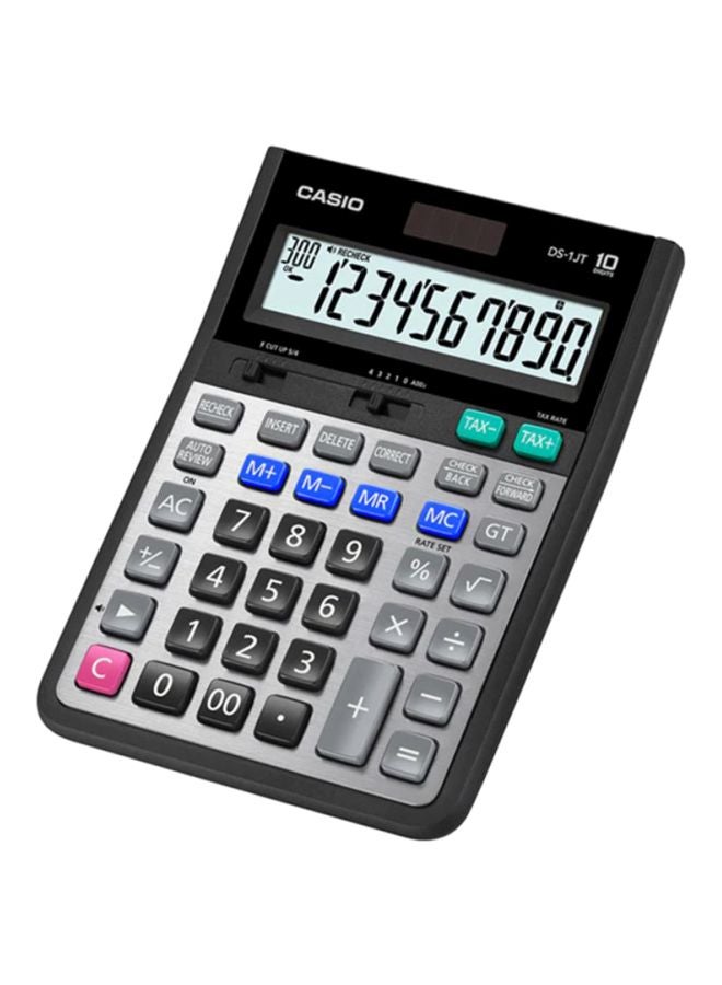 آلة حاسبة أساسية بشاشة سعة 10 أرقام رمادي/أسود/فضي