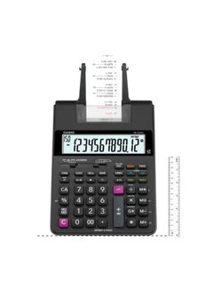 CASIO 12-Digit Printing Calculator Black/White/Pink  - Image 2
