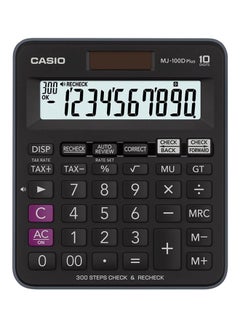 CASIO 10-Digit Basic Calculator MJ-100DPLUS-WA-DPW Black  - Image 1