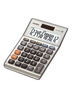12-Digit Dual Power Calculator Silver