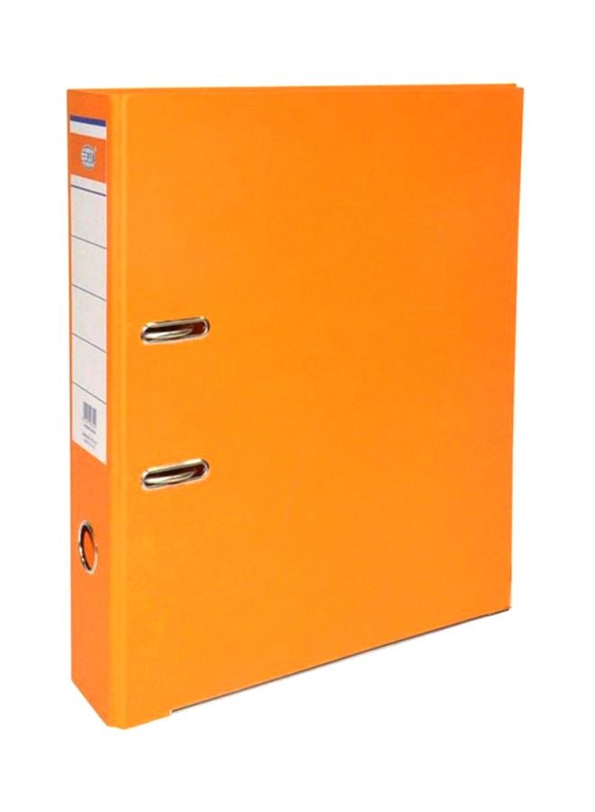 FIS Fixed Mechanism Box File Folder Orange - Image 1