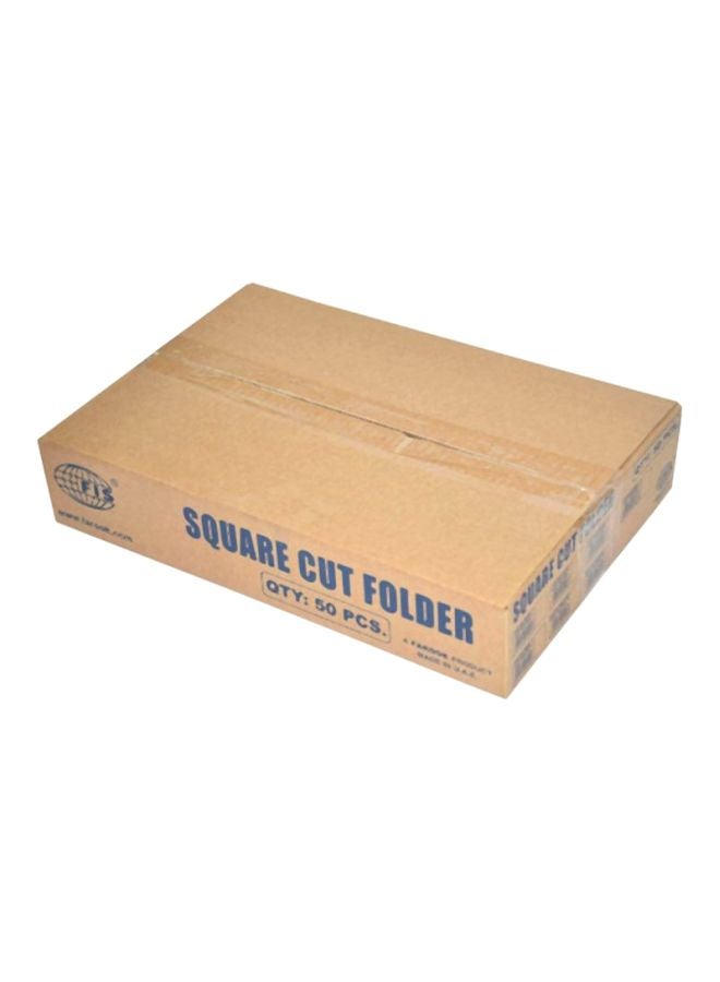 FIS 50-Piece Square Cut Folder Set Buff - Image 4