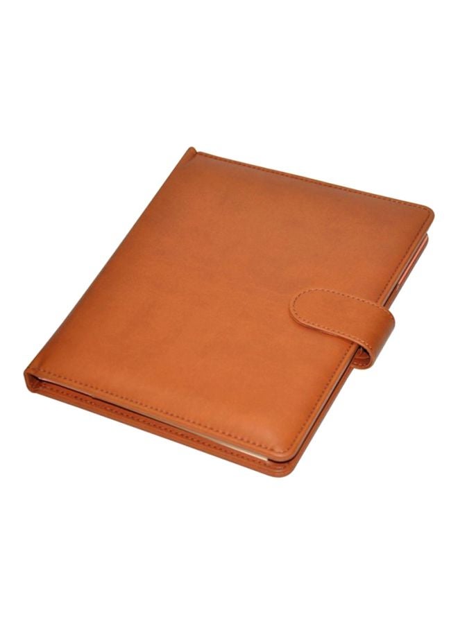 FIS Italian PU Cover Executive Folder And Writing Pad Brown - Image 1