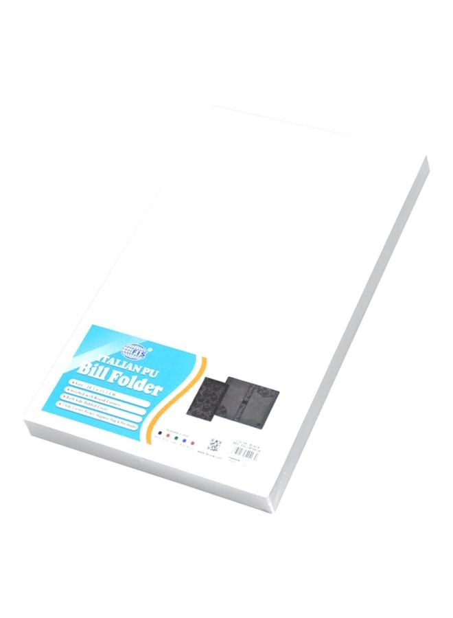 FIS Executive Bill Folder With Magnet Flap Black - Image 3