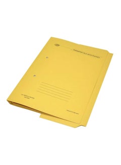 FIS 40-Piece Transfer File With Pocket Set Yellow  - Image 1