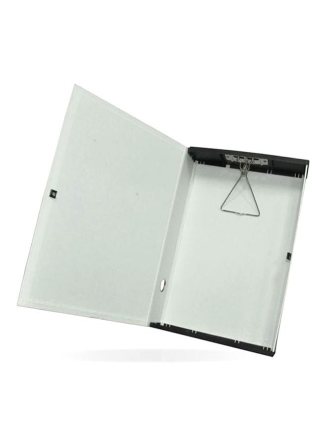 إف اي أس  مجلد للملفات بتصميم صندوق صلب مع جوانب بلاستيكية رمادي/أسود - Image 2