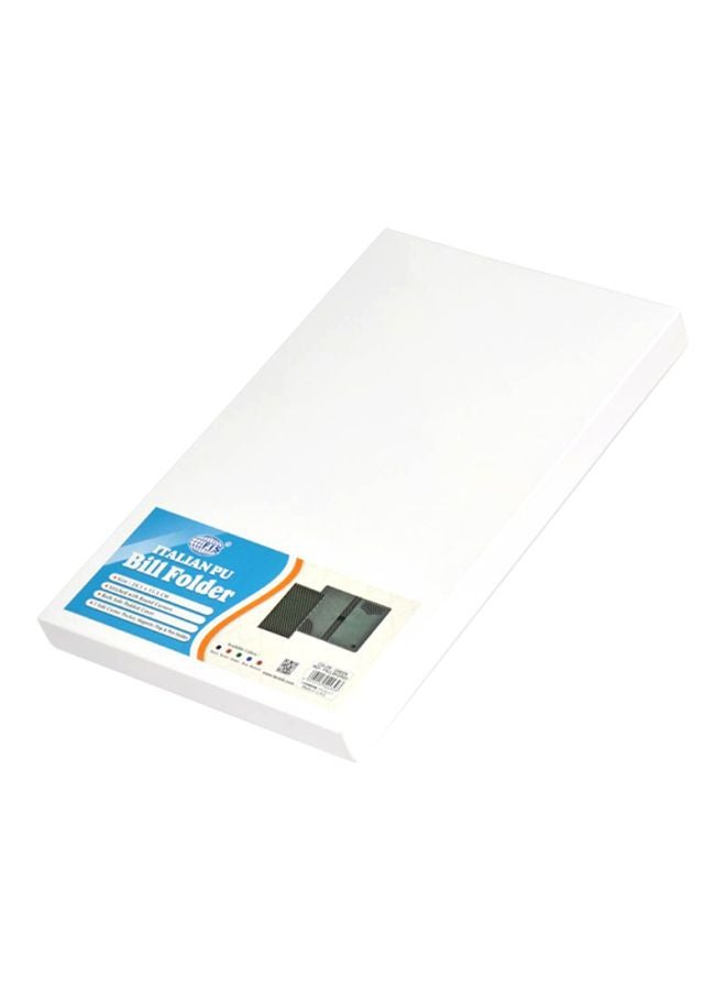 إف اي أس  ملف فواتير تنفيذي مع غطاء قلاب مغناطيسي أخضر - Image 3