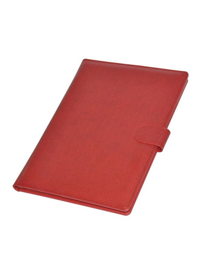 إف اي أس  حافظة ملفات إدارية مزودة بلوحة للكتابة أحمر داكن/ أبيض - Image 1