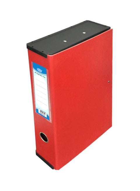 Rigid Box File Folder Red