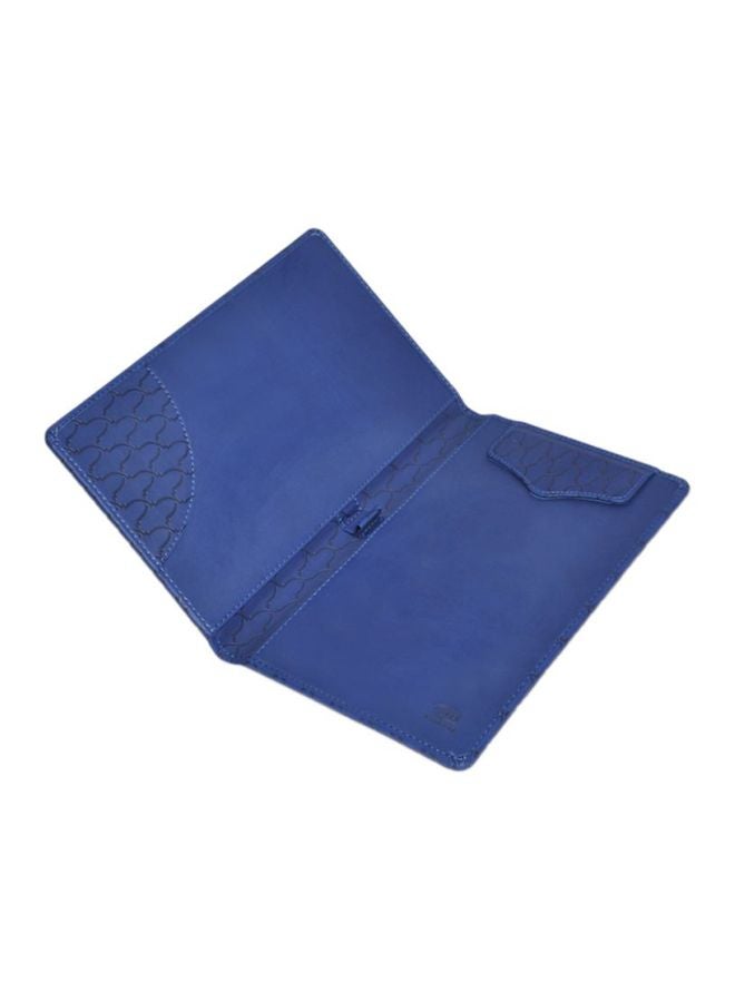 إف اي أس  ملف فواتير تنفيذي مع غطاء قلاب مغناطيسي أزرق - Image 2