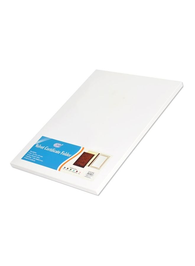 FIS A4 Certificate Folder Brown - Image 3