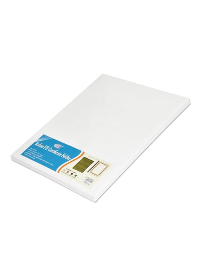 إف اي أس  حافظة شهادات مقاس A4 أخضر - Image 3